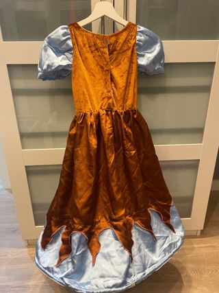 disfraz de cenicienta reversible disney 7-8
