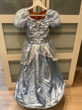 disfraz de cenicienta reversible disney 7-8