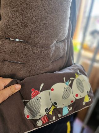 Sacco a pelo passeggino imbottito