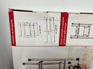 Zapatero cromado extensible