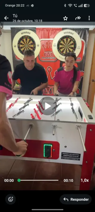 Futbolin A estrenar fabrica