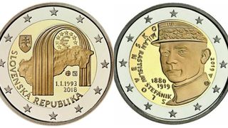 Moneda 2 euros eslovaquia 2018 2019 sc