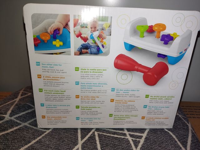 Martillo Fisher price, formas y colores