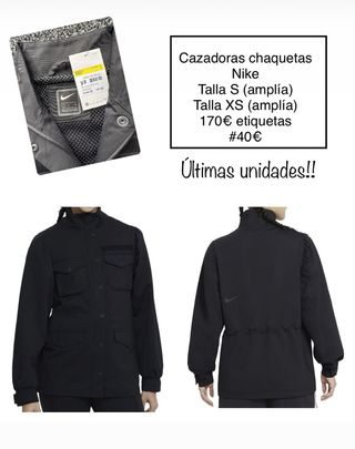 chaqueta Nike thermore 170€ etiqueta talla S