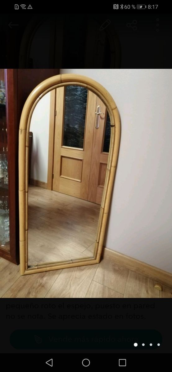 Espejo Bambú grande