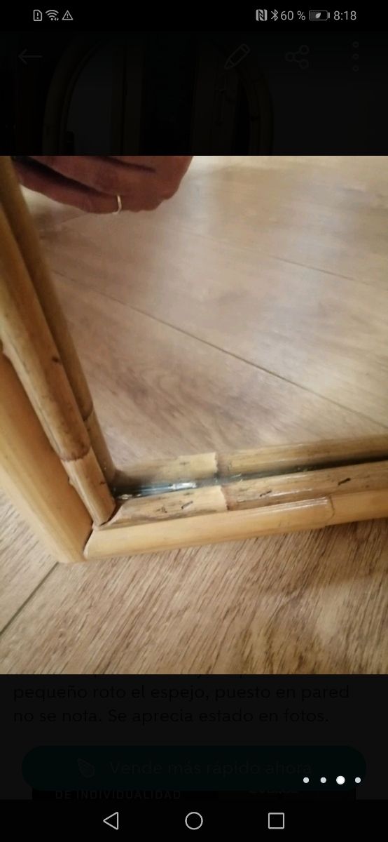 Espejo Bambú grande