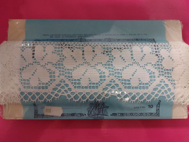 Merletto puro cotone