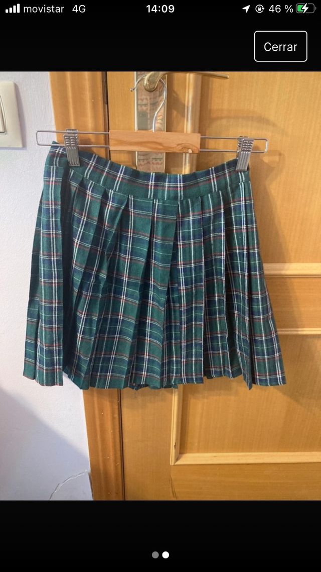 falda cuadros