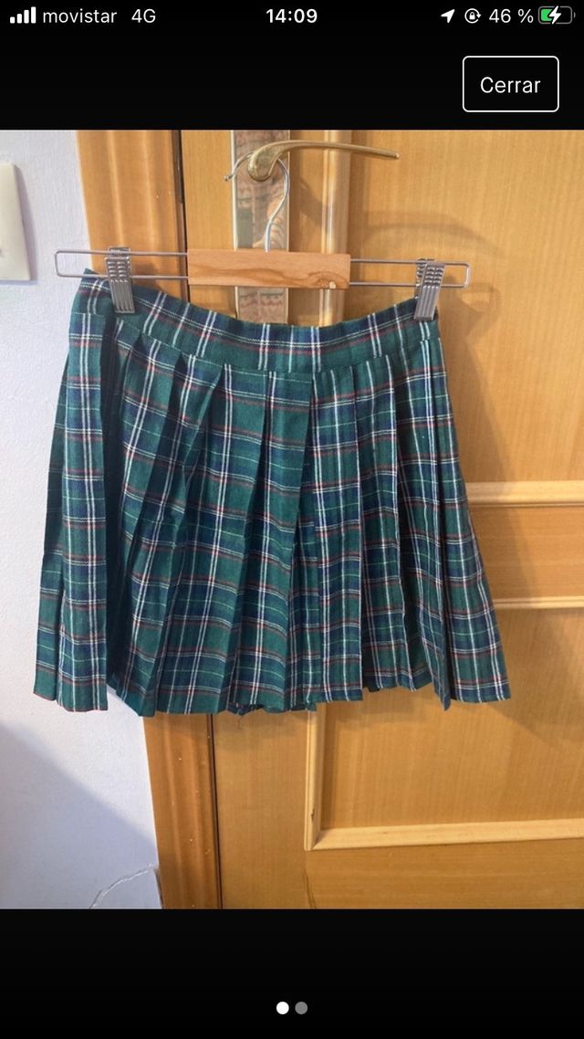 falda cuadros