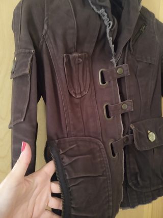 Giacca giubbino bottoni gioiello