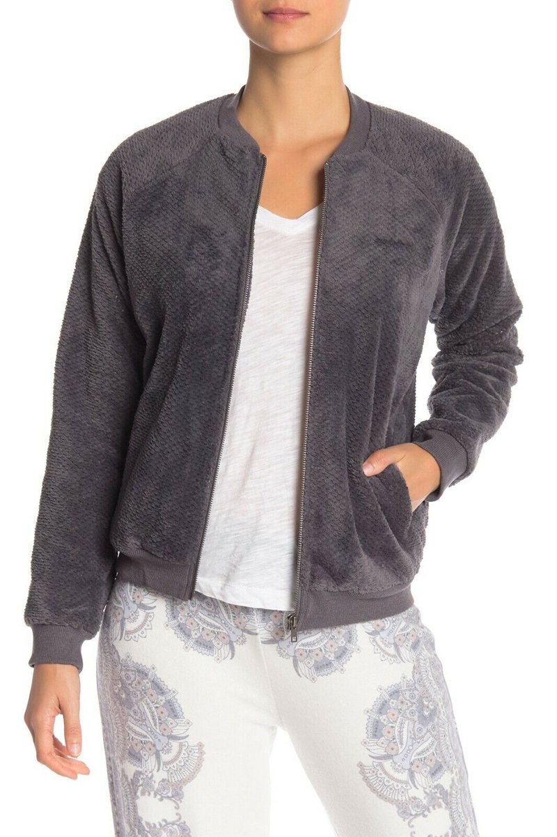Pj P J Salvage Giacca Jacket Cozy Zip Grigio S image 4