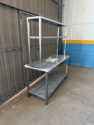 MESA TRABAJO  + ESTANTERIA PASE OPORTUNIDAD !!!!