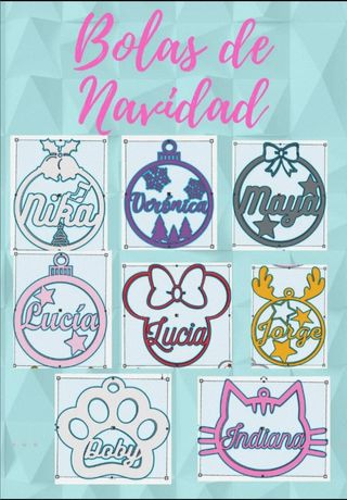 🎄 Bolas de Navidad 3D personalizables🎄