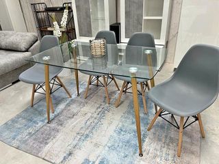 OFERTA MESA COMEDOR SON SILLAS ESTILO NORDICO