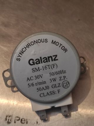 Motor giraplatos Galanz