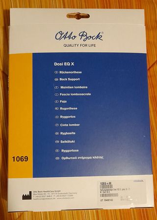 fascia lombare - corsetto ortopedico Otto Bock