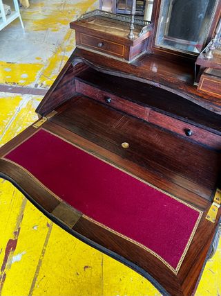 ANTIGUO BURO ESCRITORIO MARQUETERIA