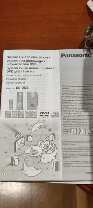 Panasonic DVD Home Theater SA-DM3 y 