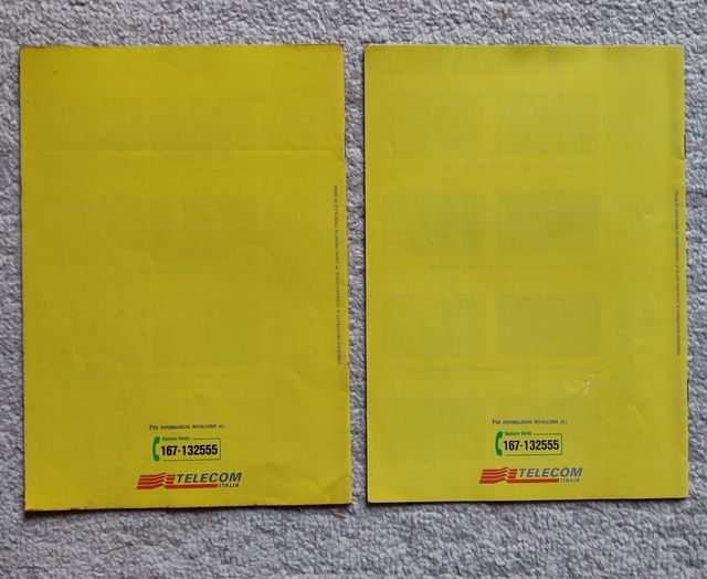 Cataloghi schede telefoniche