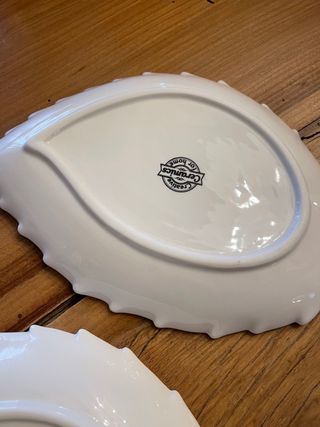 piatti da portata foglio ceramica 2 pz