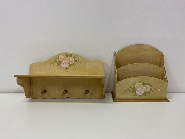 Perchero y Archivador estilo vintage y romántico