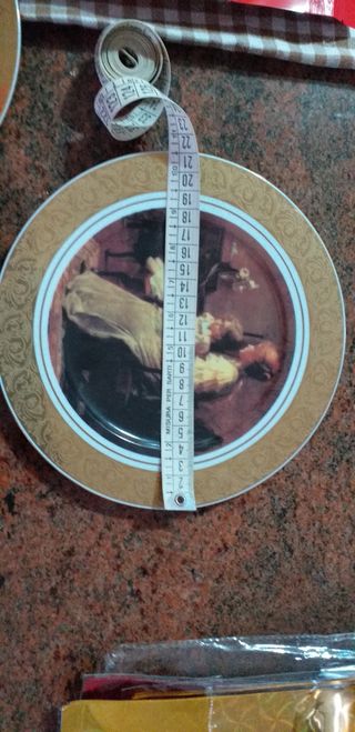 Piatto decorato Limoges