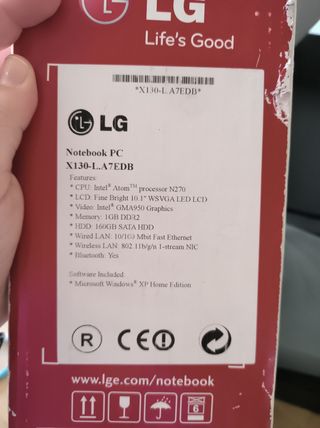 Notebook LG