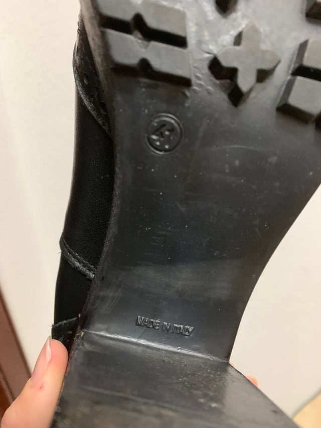 stivaletti donna neri vera pelle n.41