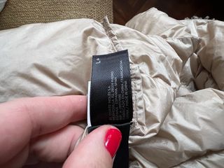 anorack couchel tallas grandes beige dorado