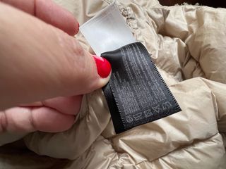 anorack couchel tallas grandes beige dorado