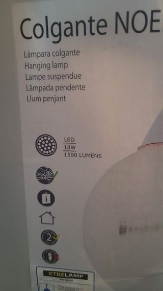 Lámpara Led cristal