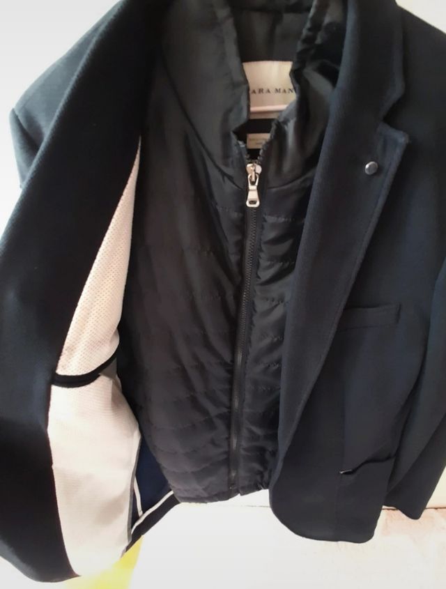 Blazer con chaleco de Zara