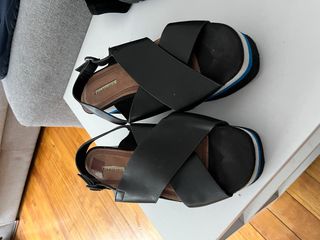 vendo sandalias plataforma 