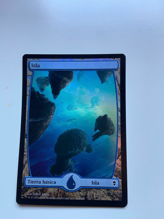 Isla zendikar foil Full Art magic