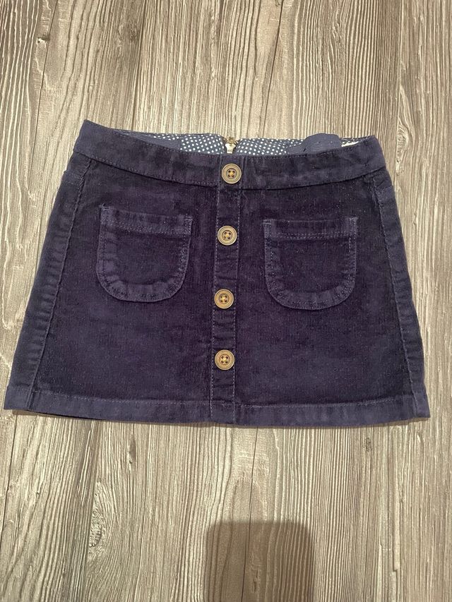 minifalda niña pana T 6-7