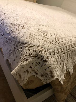 coperta vintage al uncinetto