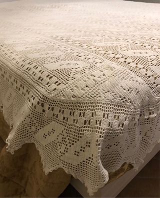 coperta vintage al uncinetto