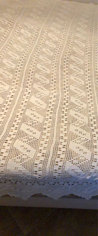 coperta vintage al uncinetto