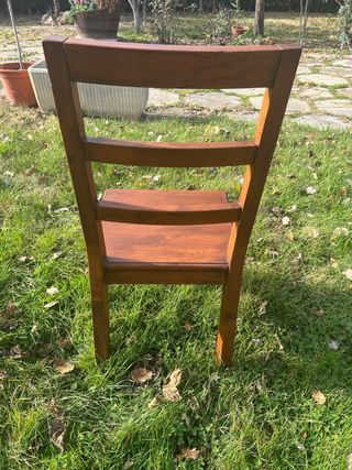 Mesa y sillas comedor rustico