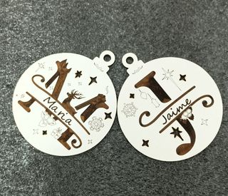 Bola navidad personalizada adorno navidad