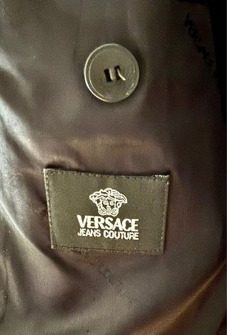 Abrigo Versace - Talla M - negro