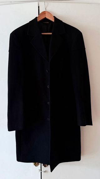 Abrigo Versace - Talla M - negro