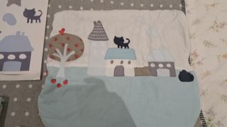 Saco dormir,nordico y stickers bebe