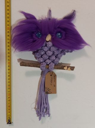Gufi in macrame Hand made