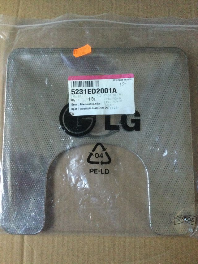 Filtro NUEVO para Lavavajillas LG LD2030W