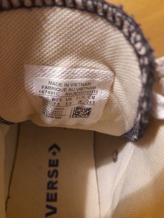 Bambas Converse de pie ancho