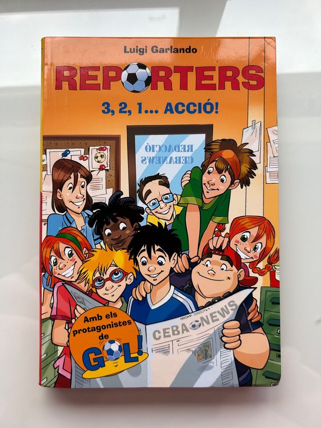 Libro juvenil Reporters 3,2,1 Acció.