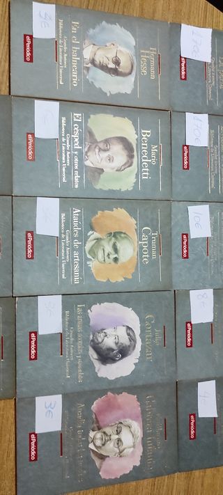 Lote libros de famosos escritores, españoles