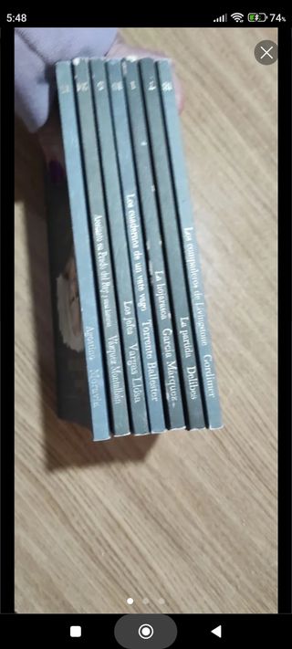 Lote libros de famosos escritores, españoles