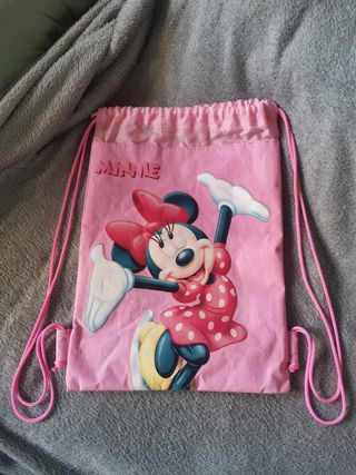 Conjunto Gorro+bufanda+regalo bolsa Minnie